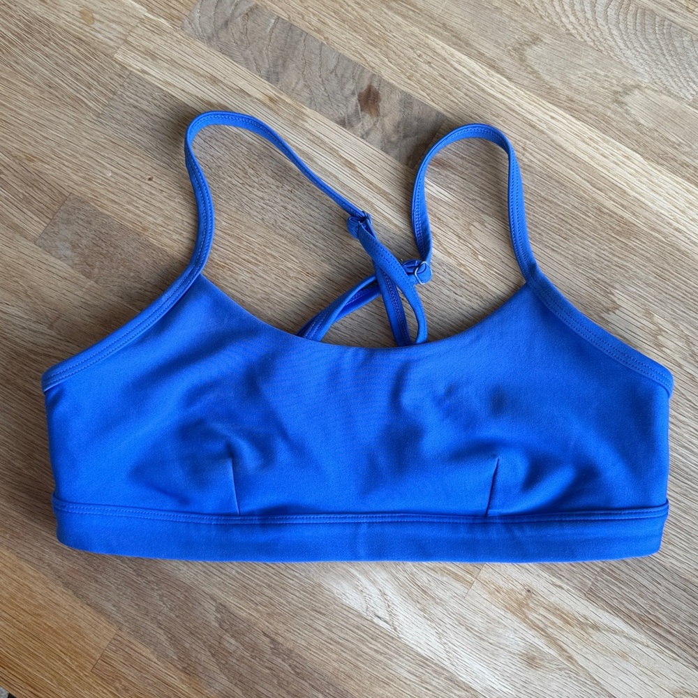 ALO Yoga Blue Sports Bra